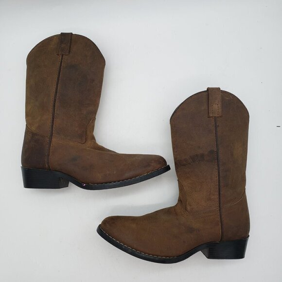 Masterson Boot Co Women's Western Cowboy Boots Sz 6 D Brown Leather RB2000Y - Picture 4 of 11